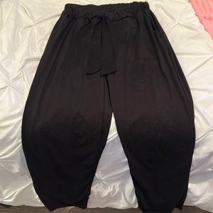 Black pajama pants